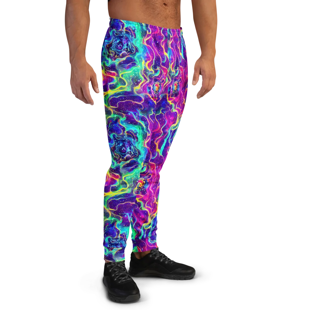 Liquid Light Show on Men's Joggers — Right