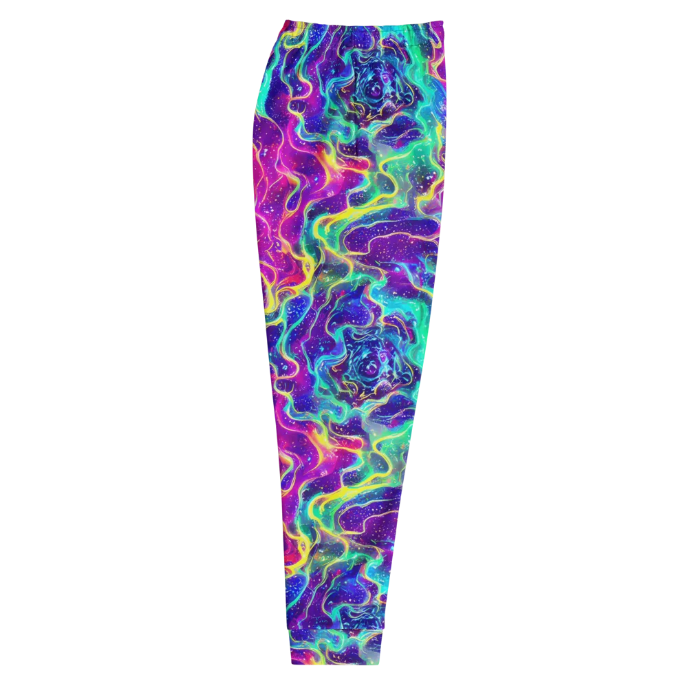Liquid Light Show on Men's Joggers — Right