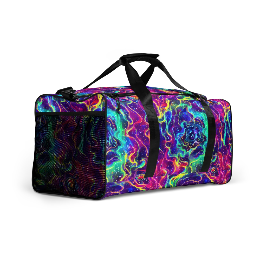 Liquid Light Show on Duffle Bag — Right Front