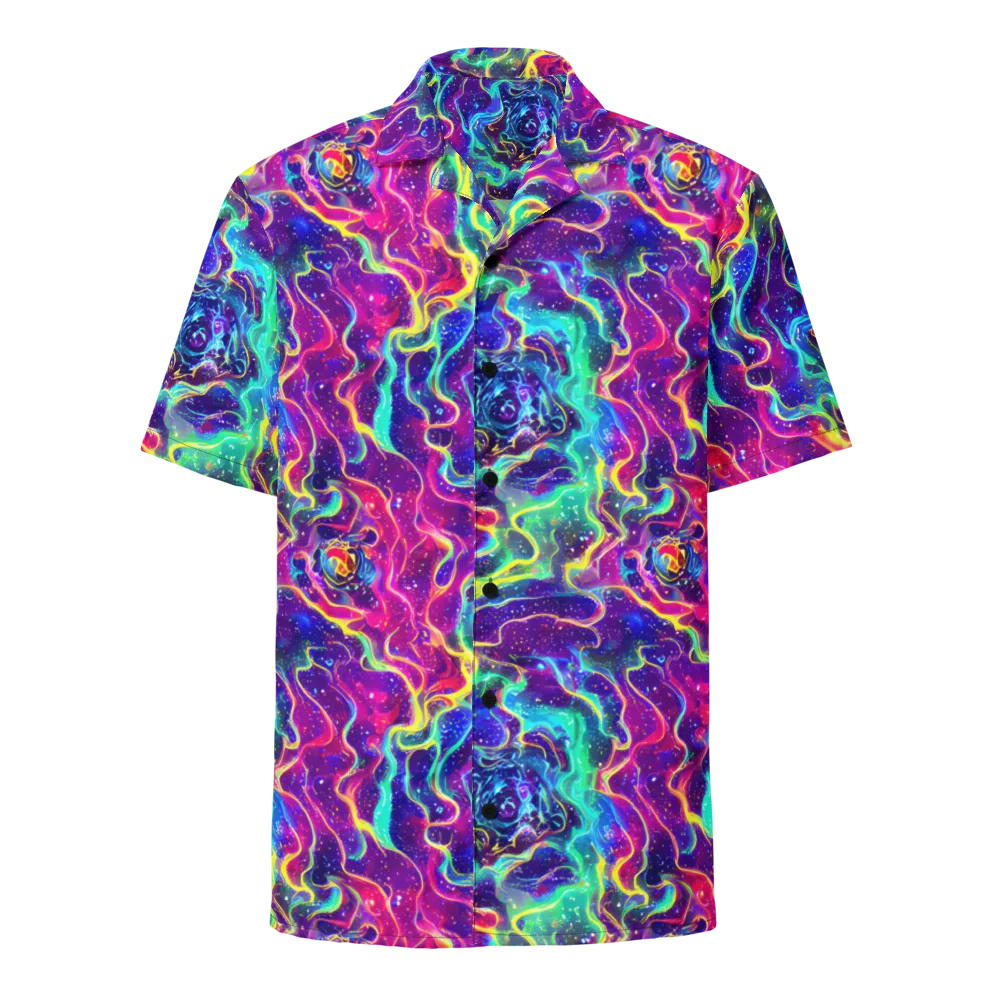 Liquid Light Show on Button Shirt — Front