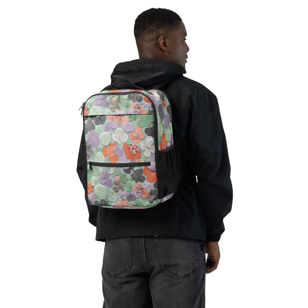 Garden Candy on Utility Backpack — Back