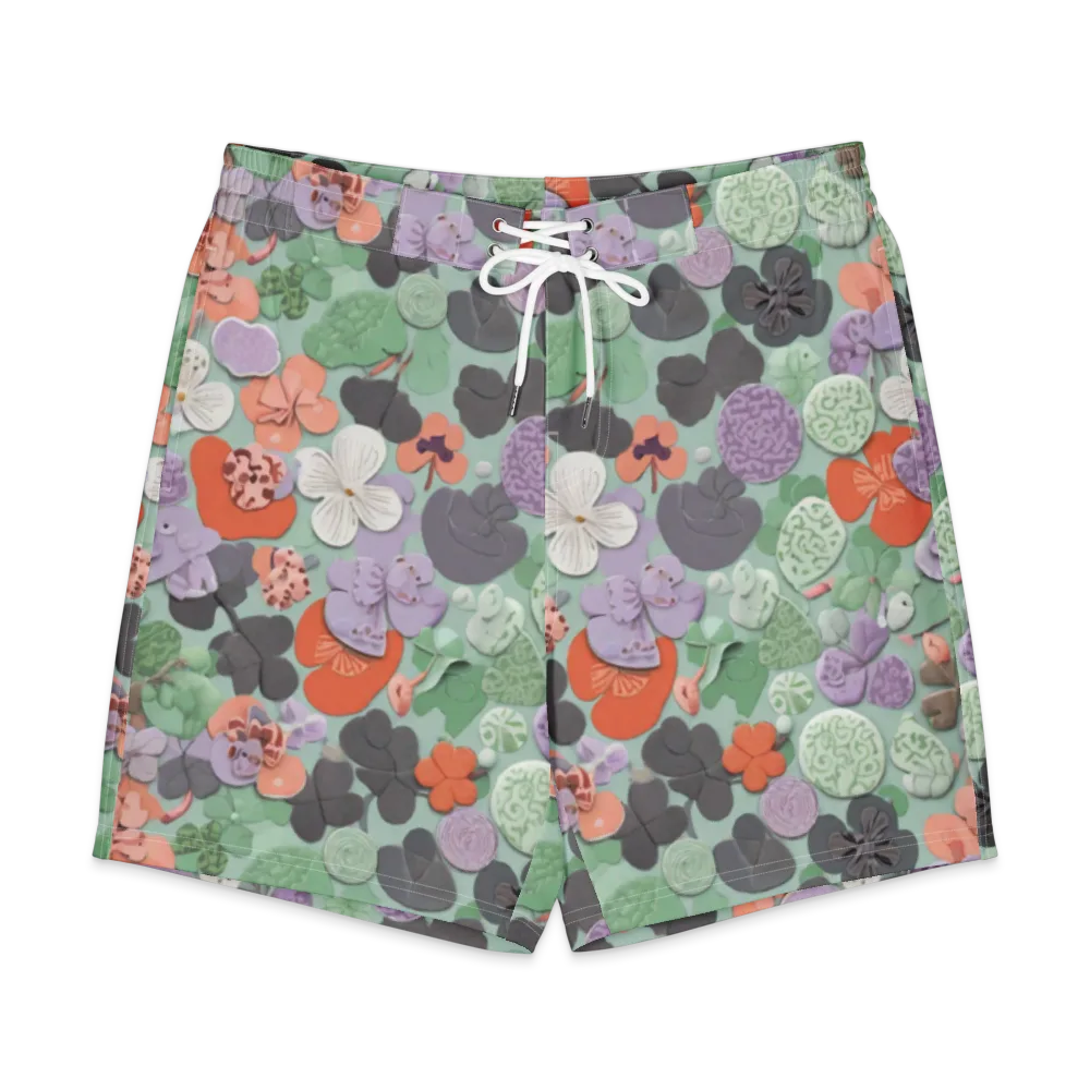Garden Candy on Men's Board Shorts — Front