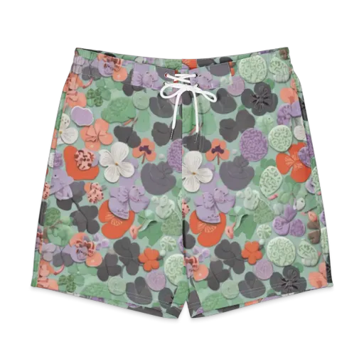Garden Candy on a Men's Board Shorts