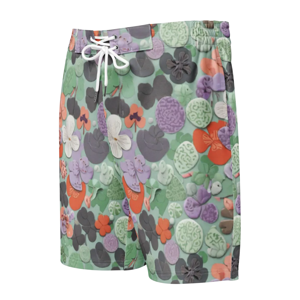 Garden Candy on Men's Board Shorts — Front