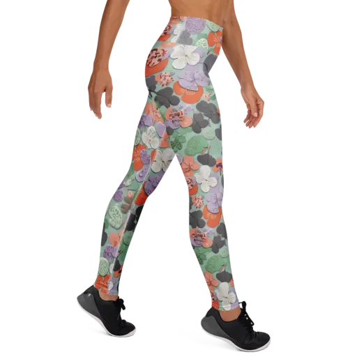 Garden Candy on a Yoga Leggings