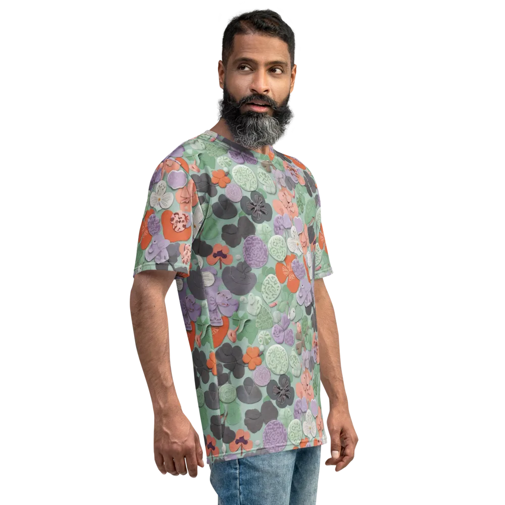 Garden Candy on Men's Crew Neck T-Shirt — Right