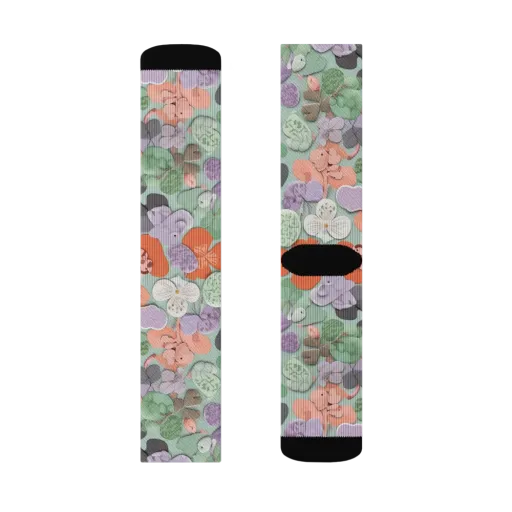 Garden Candy on a Socks