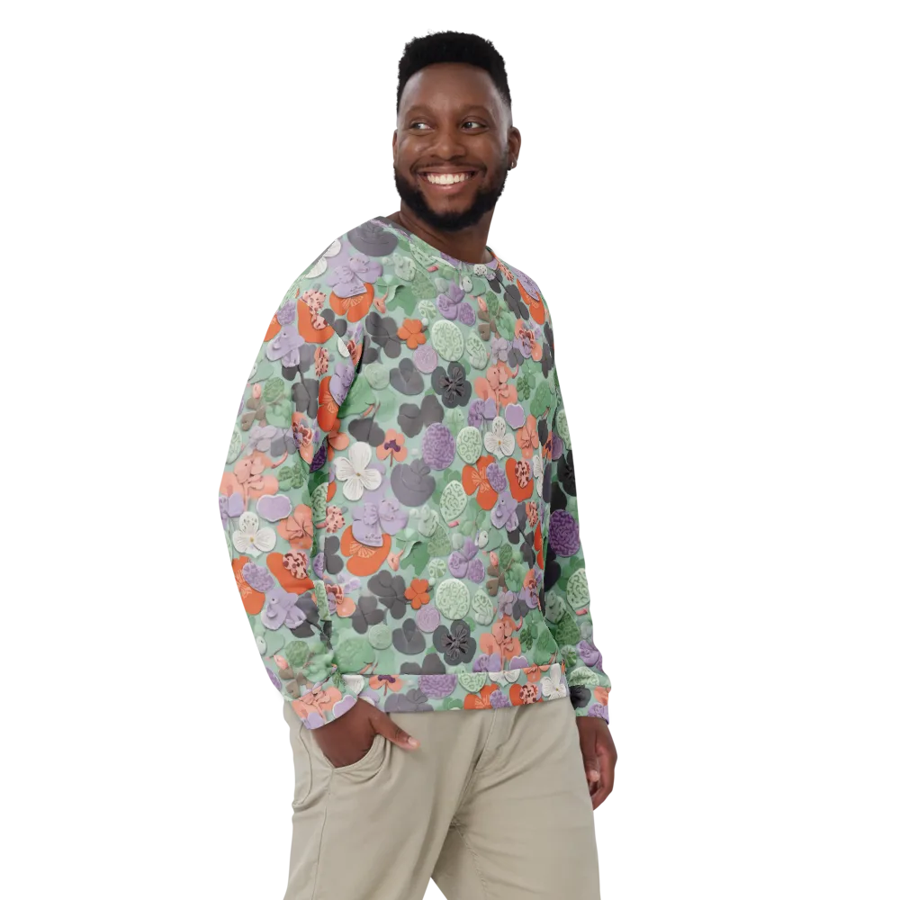 Garden Candy on Sweatshirt — Front