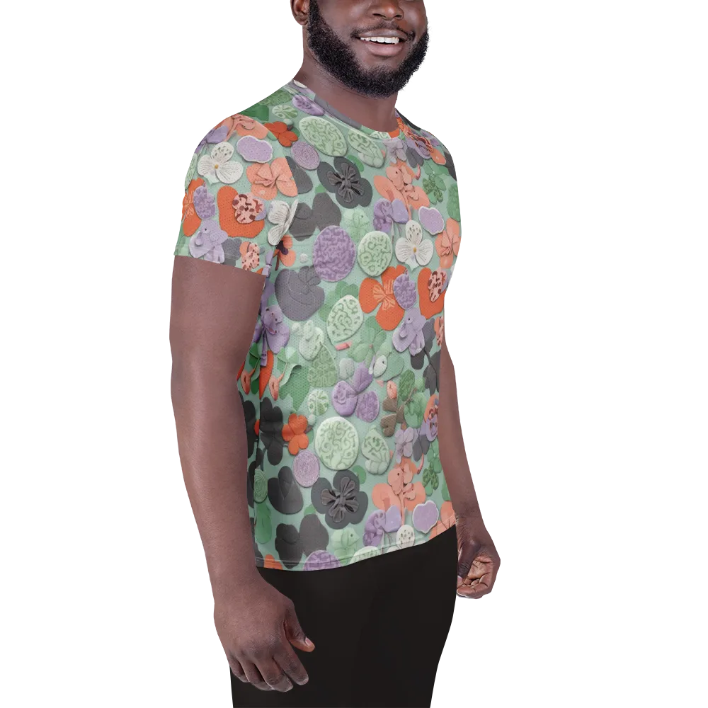 Garden Candy on Men's Athletic T-Shirt — Right
