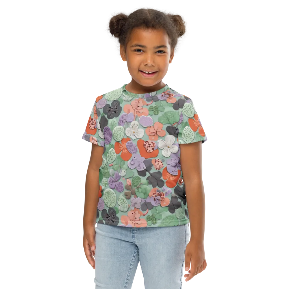 Garden Candy on Kids Crew Neck T-Shirt — Front