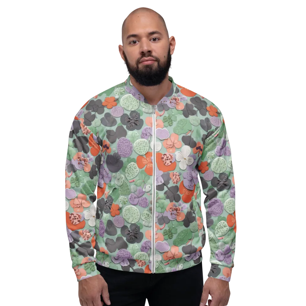 Garden Candy on Bomber Jacket — Front
