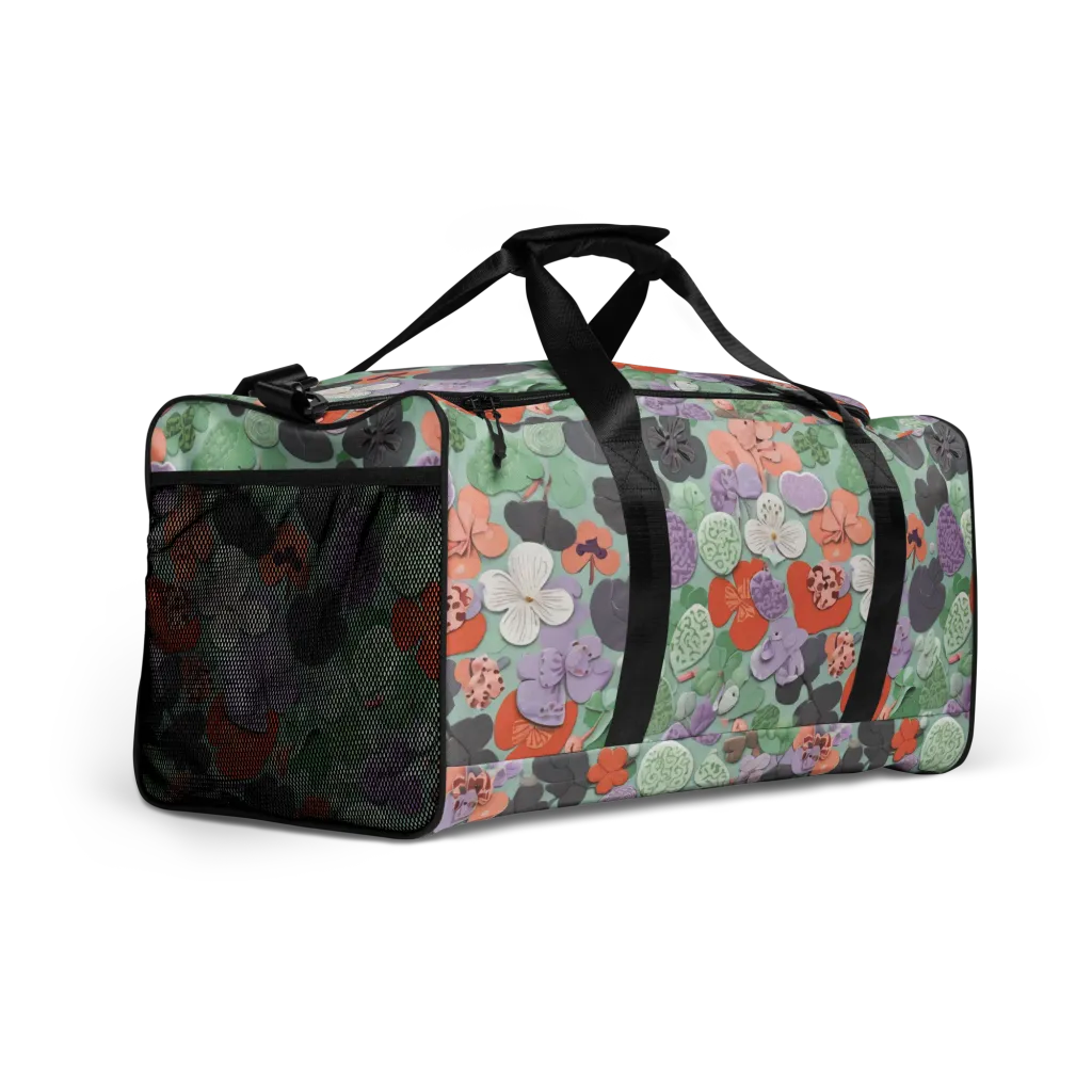 Garden Candy on Duffle Bag — Right Front