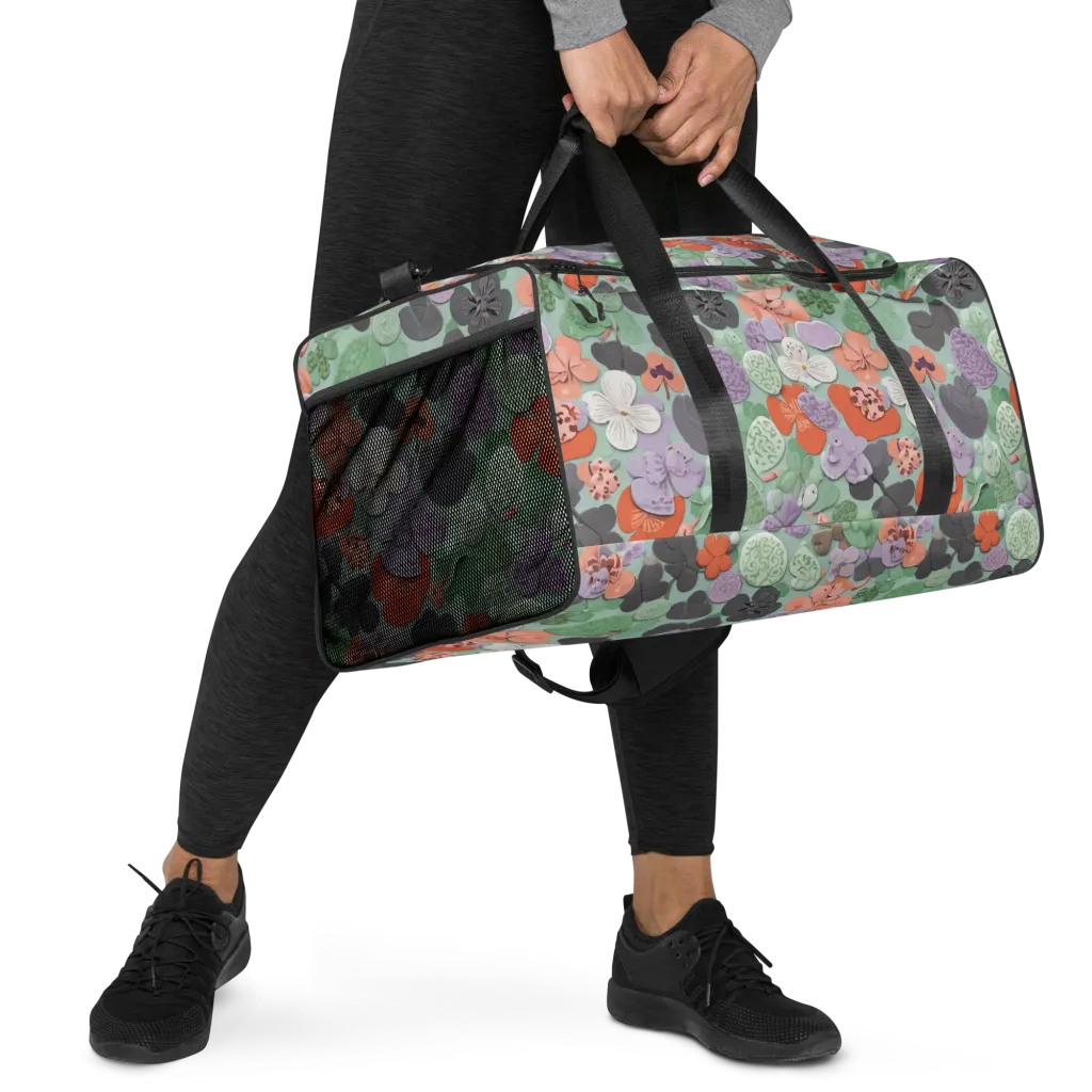 Garden Candy on Duffle Bag — Right Front