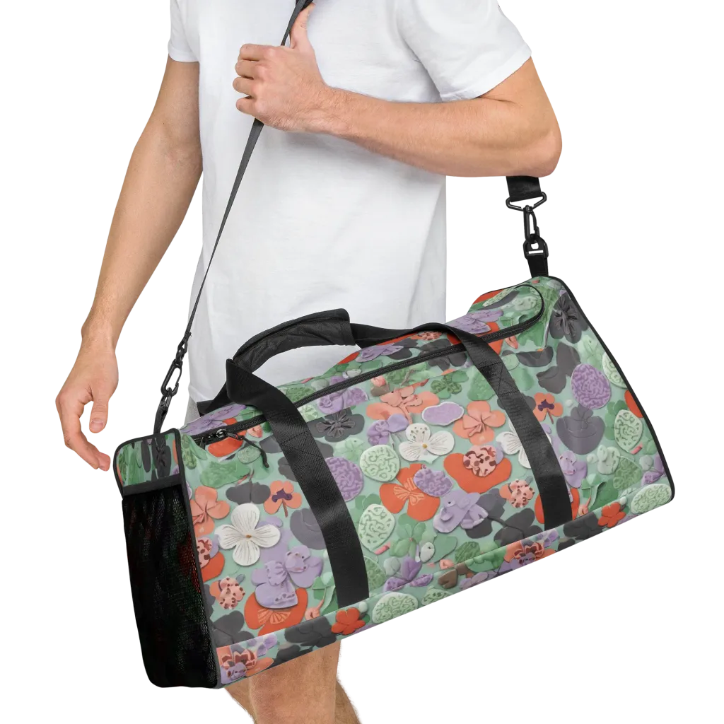 Garden Candy on Duffle Bag — Right Front