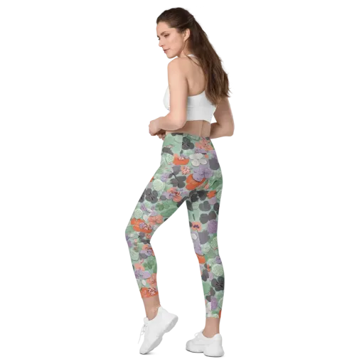 Garden Candy on a Leggings with Pockets