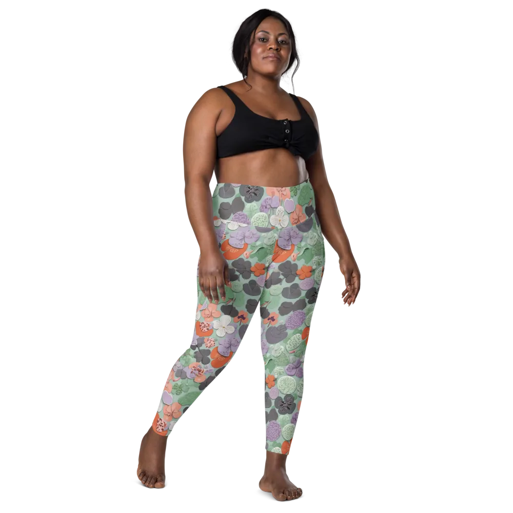 Garden Candy on Leggings with Pockets — Front