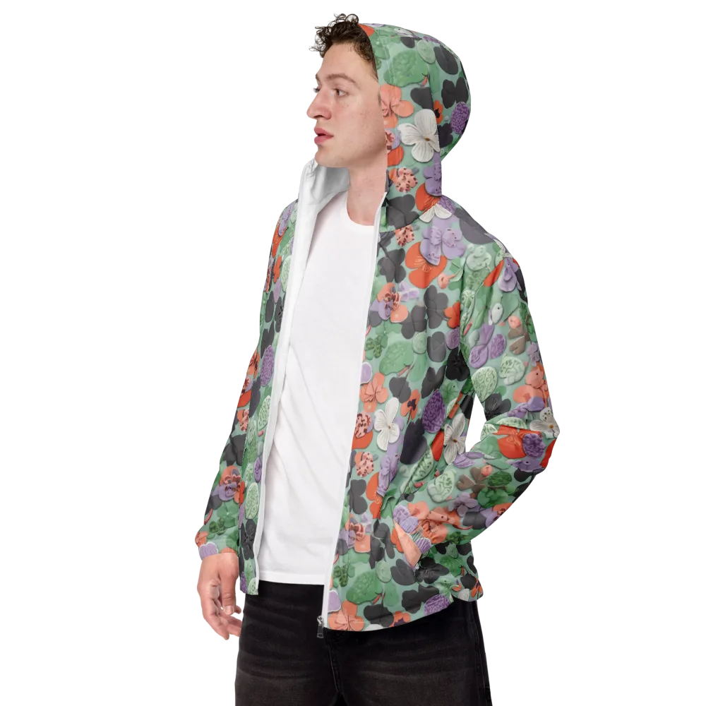 Garden Candy on Men's Windbreaker — Left Front