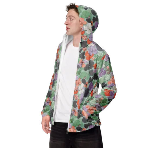 Garden Candy on a Men's Windbreaker