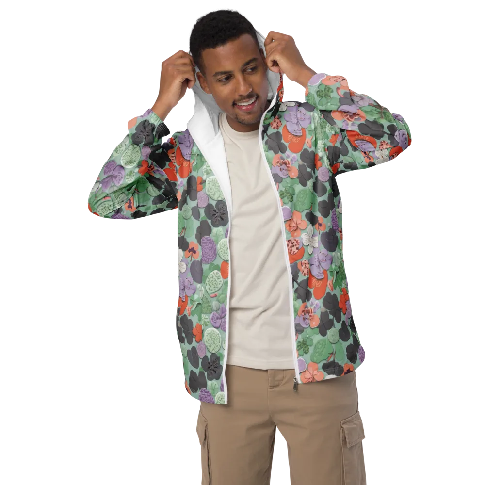 Garden Candy on Men's Windbreaker — Front