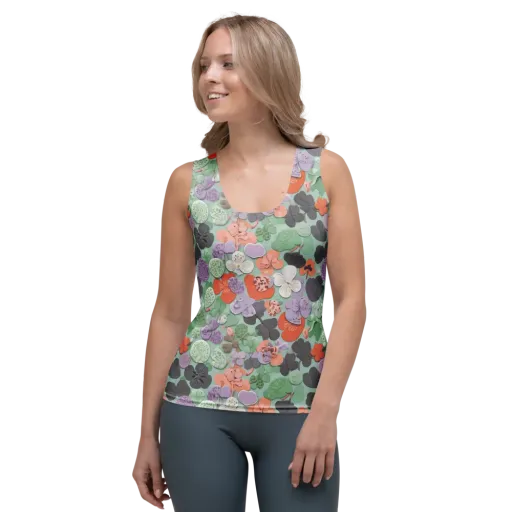 Garden Candy on a Women's Tank Top