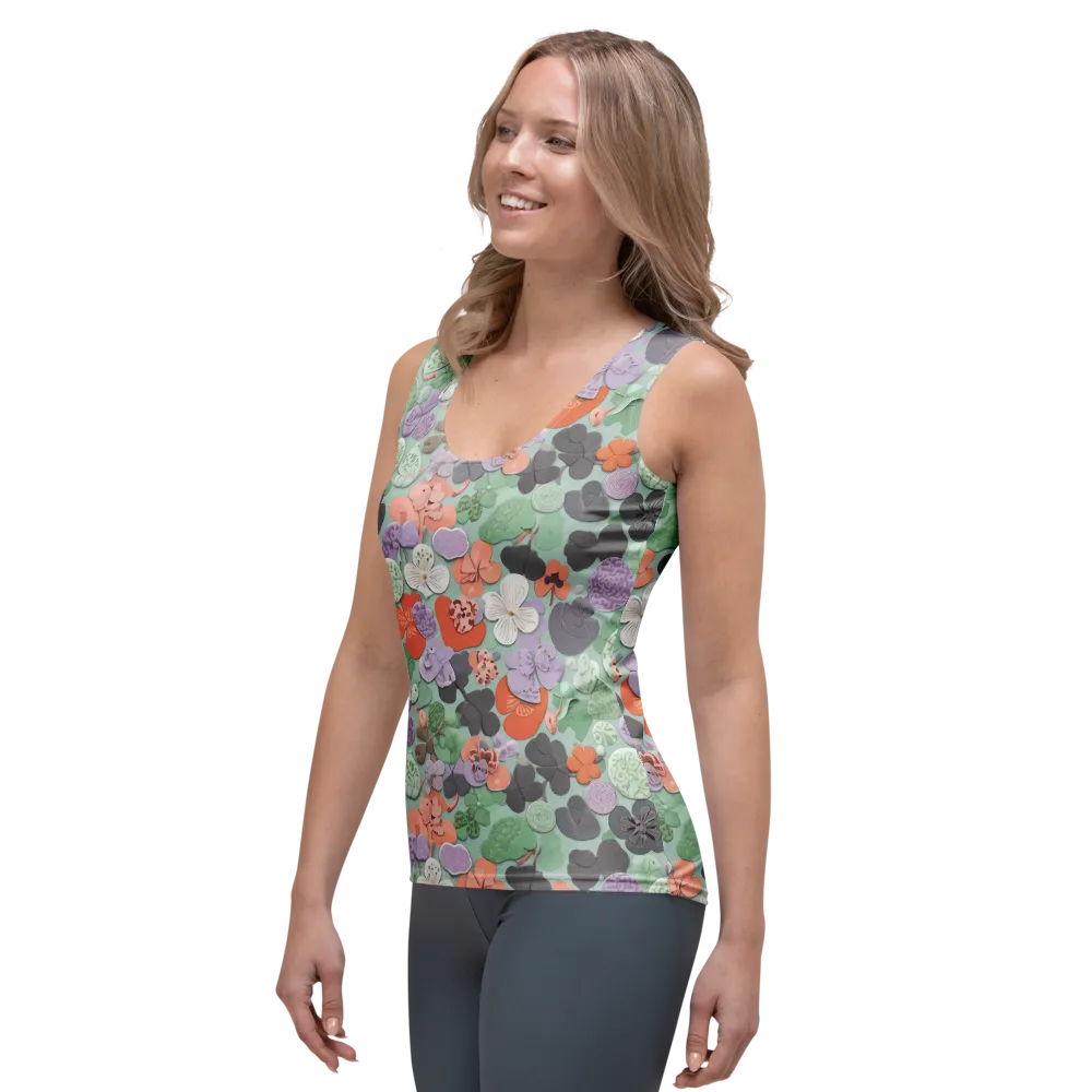 Garden Candy on Women's Tank Top — Left Front