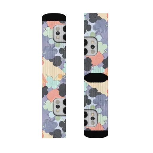 Pastel Pocket Garden on a Socks