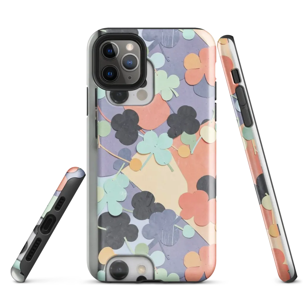 Pastel Pocket Garden on Tough Case for iPhone® — Front