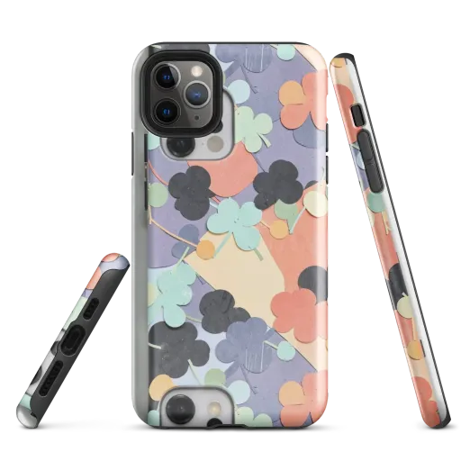 Pastel Pocket Garden on a Tough Case for iPhone®