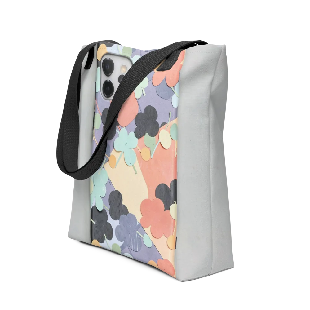 Pastel Pocket Garden on Tote Bag — Front