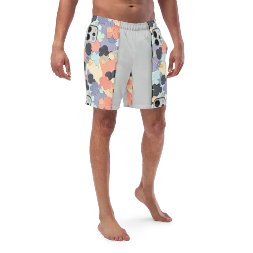 Pastel Pocket Garden on a Swim Trunks