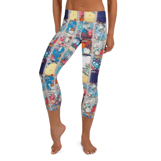 Gallery Garden on a Capri Leggings