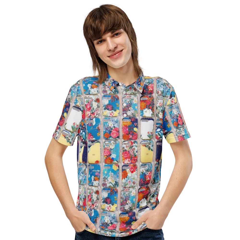 Gallery Garden on Men's Slim Fit Polo Shirt — Front