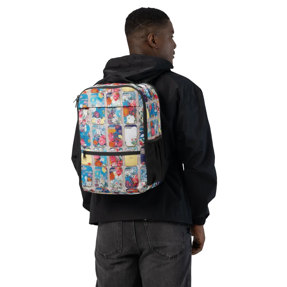 Gallery Garden on Utility Backpack — Back