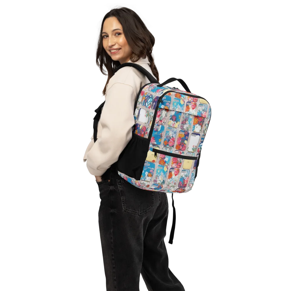 Gallery Garden on Utility Backpack — Back