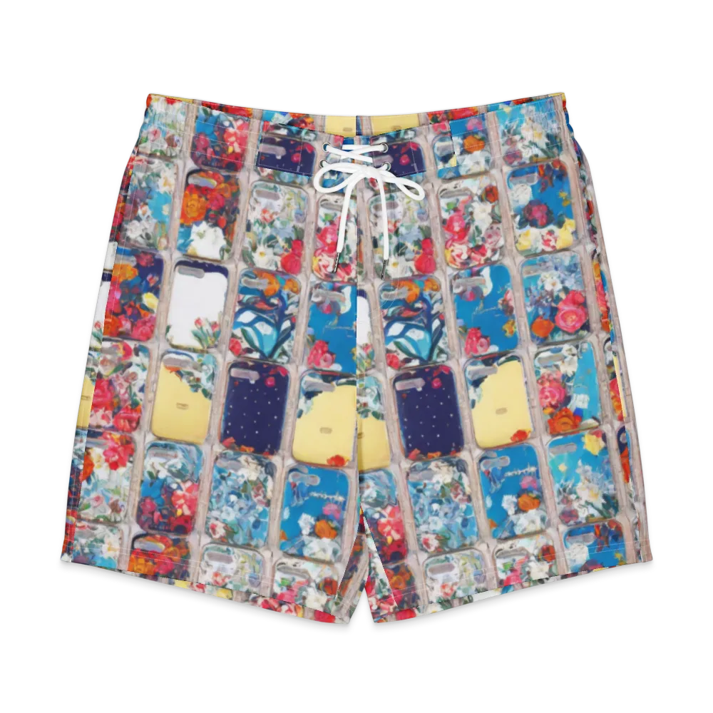 Gallery Garden on Men's Board Shorts — Front
