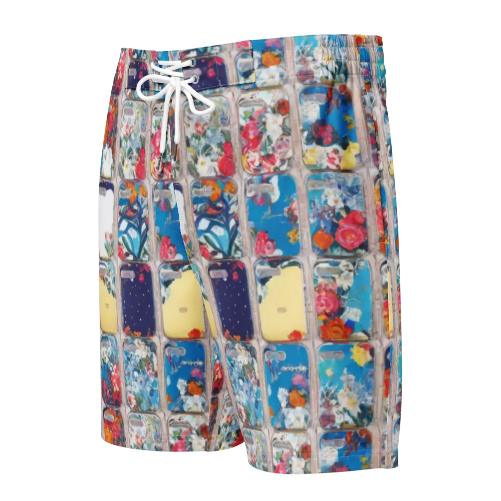 Gallery Garden on Men's Board Shorts — Front