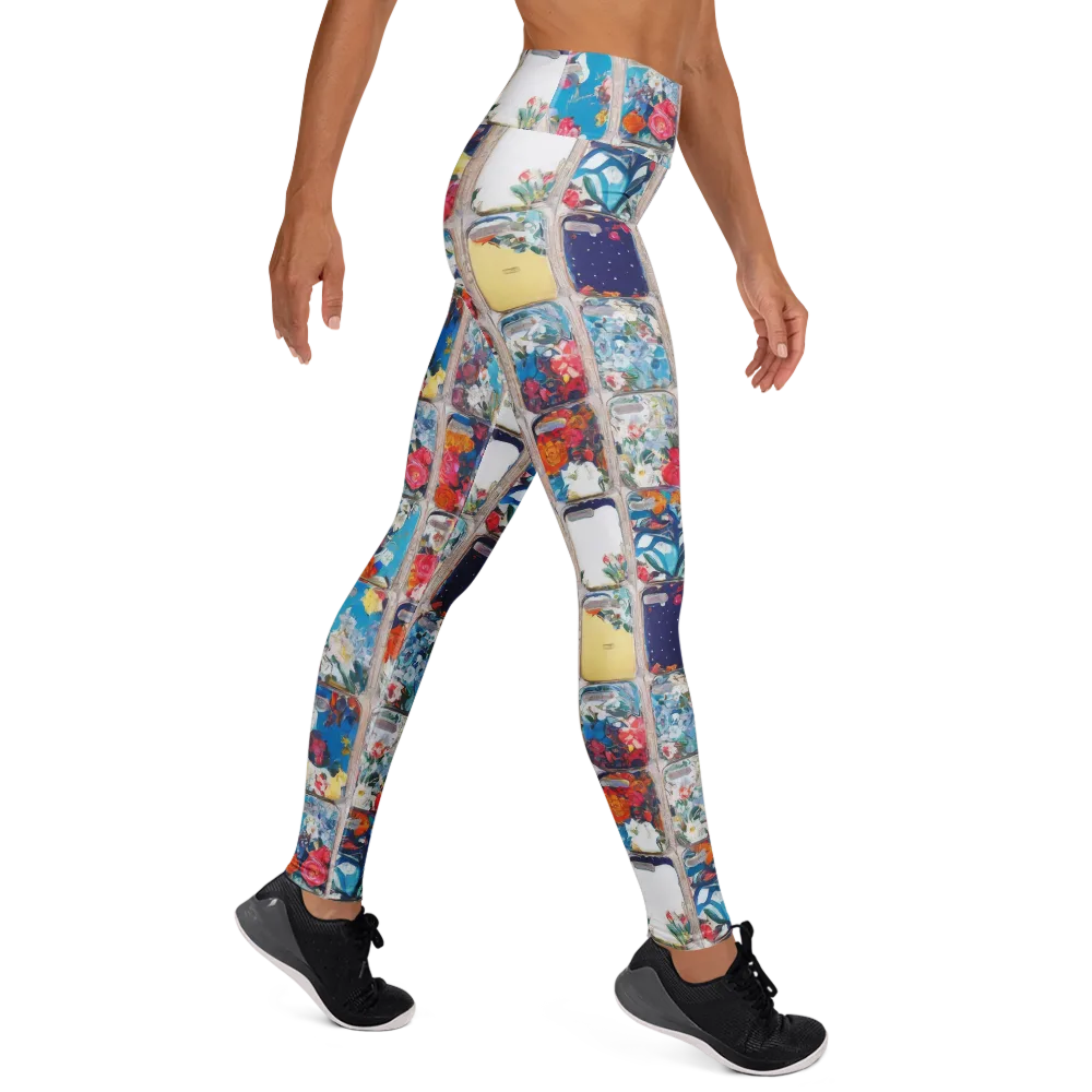 Gallery Garden on Yoga Leggings — Right