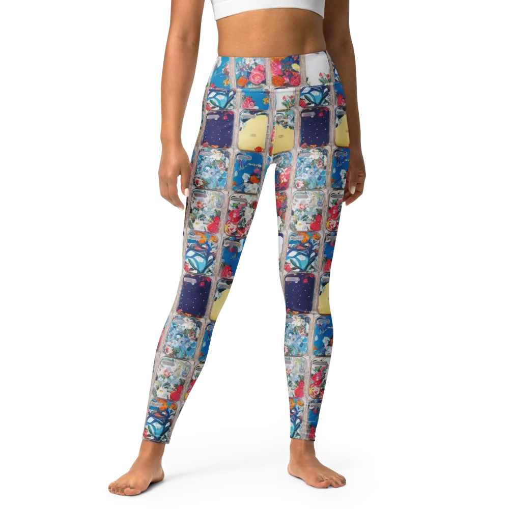 Gallery Garden on Yoga Leggings — Front