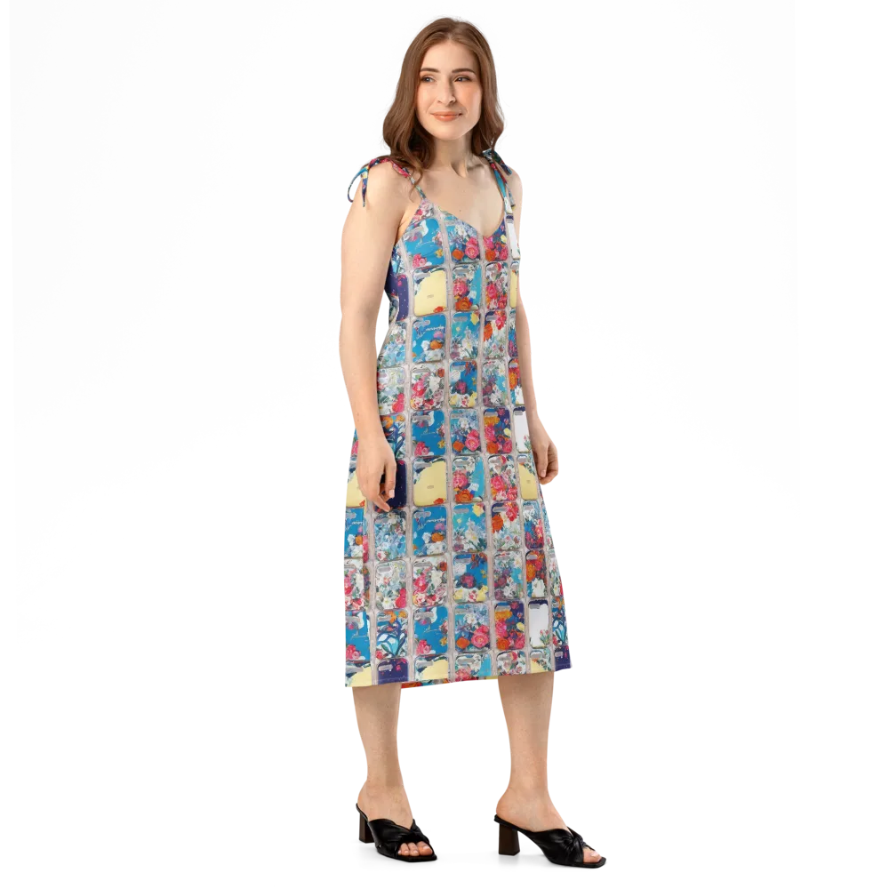 Gallery Garden on Slip Dress — Right Front