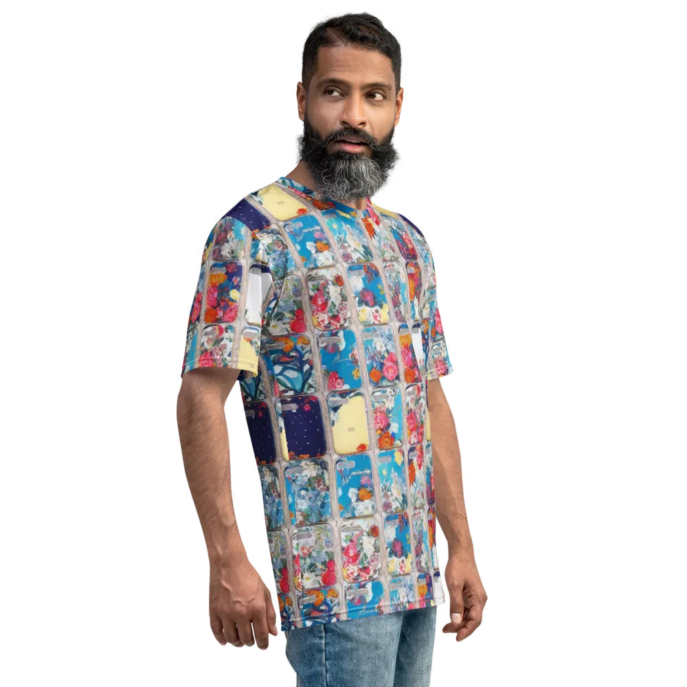 Gallery Garden on Men's Crew Neck T-Shirt — Right