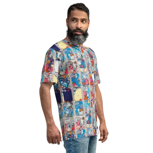 Gallery Garden on a Men's Crew Neck T-Shirt