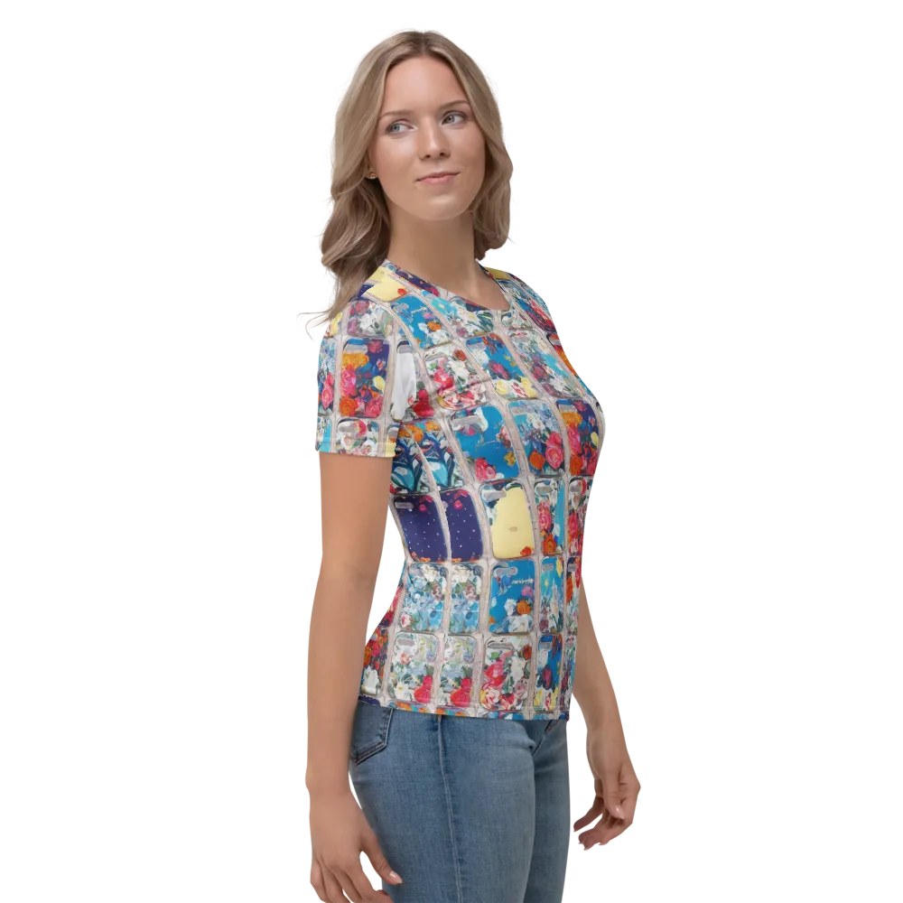 Gallery Garden on Women's Crew Neck T-Shirt — Right