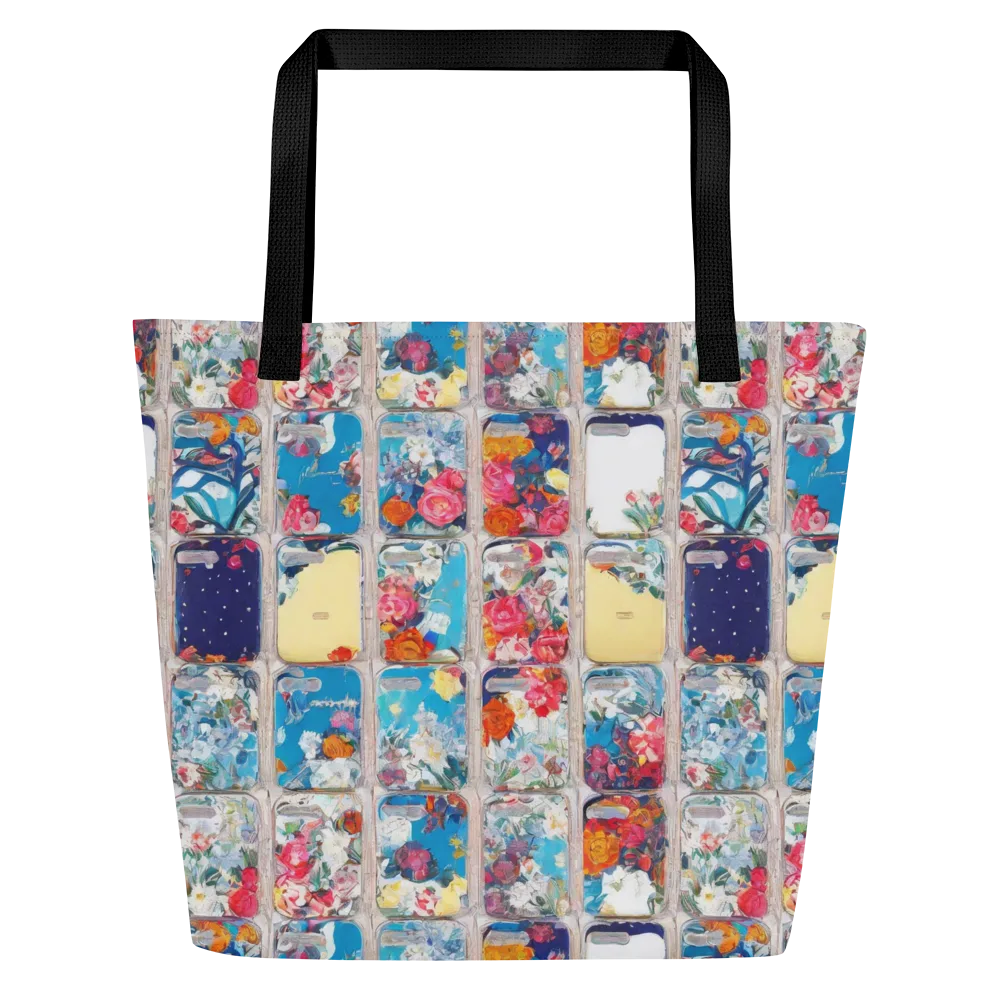 Gallery Garden on Large Tote Bag W/ Pocket — Front
