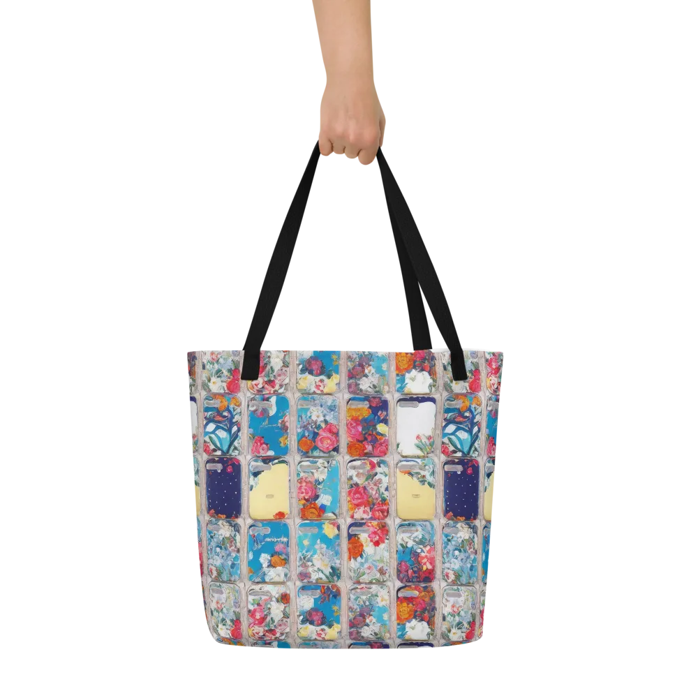 Gallery Garden on Large Tote Bag W/ Pocket — Front