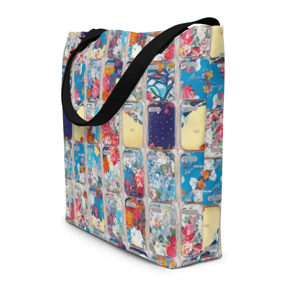 Gallery Garden on Large Tote Bag W/ Pocket — Front