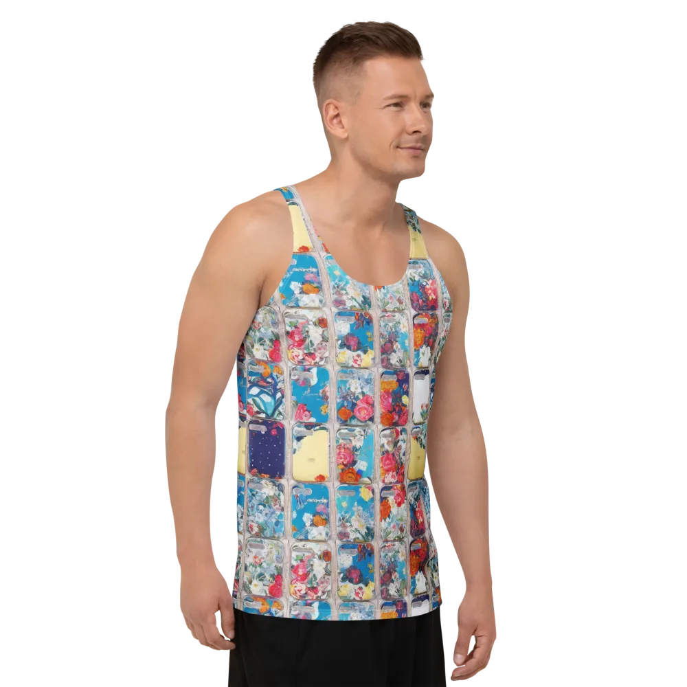 Gallery Garden on Men's Tank Top — Right Front