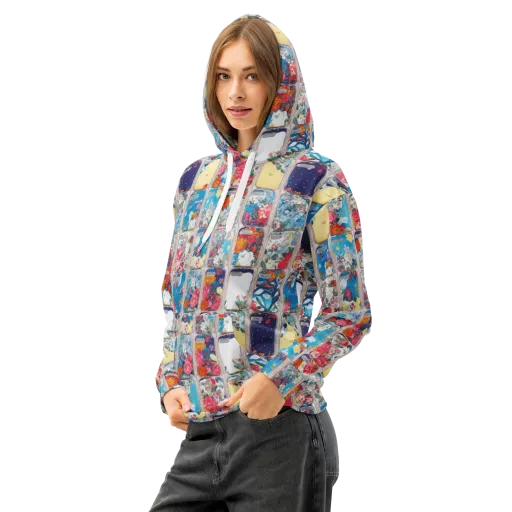 Gallery Garden on a Cotton Hoodie
