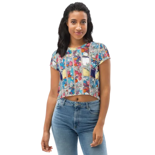 Gallery Garden on a Crop Tee