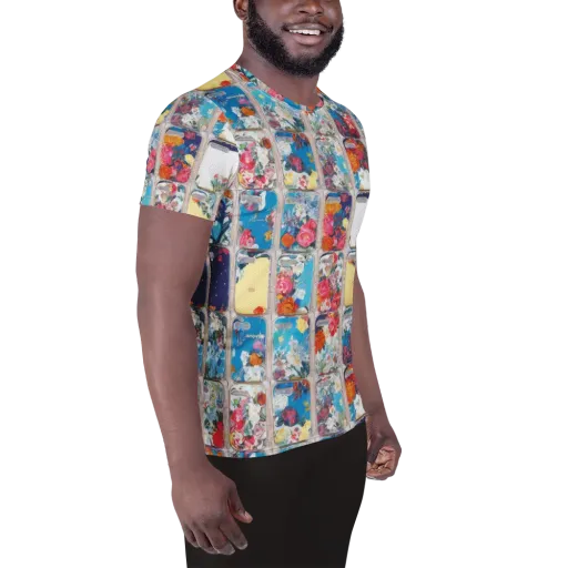 Gallery Garden on a Men's Athletic T-Shirt