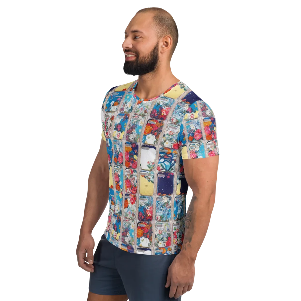 Gallery Garden on Men's Athletic T-Shirt — Left